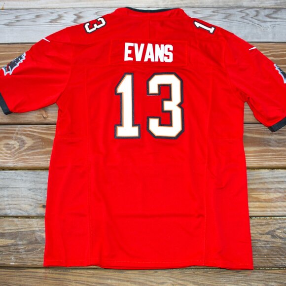 New Mike Evans Tampa Bay Bucs Buccaneers RED Football Jersey Adult Mem's Sizes - Picture 1 of 2